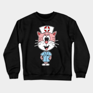 Cat Nurse Appreciation National Nurses Day Crewneck Sweatshirt